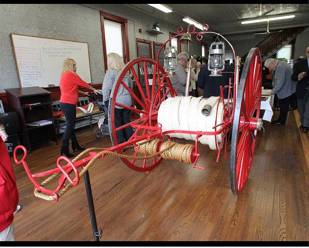 1873 fire hose cart